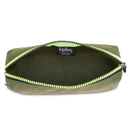 Kipling Boran Pencil Case Väska Olivgröna | SE 1169NW